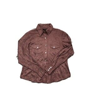 Outback Trading Floral Vintage Button Down Shirt Small